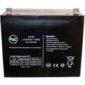 Battery Clerk AJCQuickie P300-P210-P320 Patriot 12V 75Ah Wheelchair Battery QUICKIE-P300-P210-P320 PATRIOT